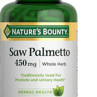 Nature's bounty saw palmetto, 450 mg, 250 capsules DLC: MARS26