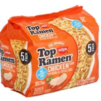 Nissin Top Ramen Noodles - Chicken, 5-ct. Pack/ DLC: 14 Nov24