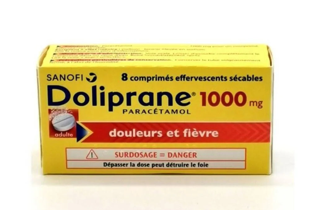 Doliprane 8 comprimés(1000mg) DLC: Avril26