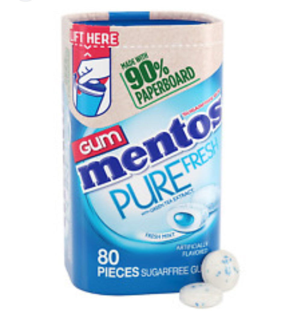 Mentos Sugar Free Gums & Breath Mints (80 pcs) DLC: 09 Déc25