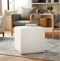 
              Lynwood Square Upholstered Cube Ottoman - Threshold™ designed with Studio McGee
            