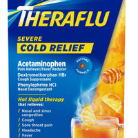 Theraflu Daytime Honey Lemon Flu Relief Max Strength Powder 6 ct DLC: Juillet26