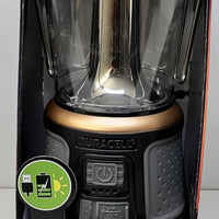 Éclairage lanterne solaire rechargeable Duracell 2000 lumens DEL TRI-Power