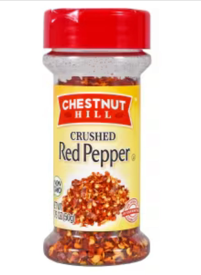 Chestnut Hill Crushed Red Pepper, 1.76 oz.(153 g) DLC: 19 Dec25