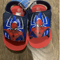 SPIDER-MAN Toddler Boys Sandals- Size  5/6