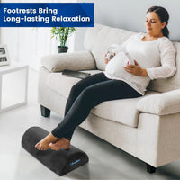 CloudBliss Foot Rest for Under Desk at Work,Office Desk Accessories with Soft Foam and Washable Removable Cover, Foot Stool for Office, Car, Home to Foot Support and Relax Ankles