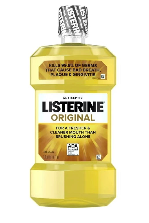 Listerine Antiseptic Mouthwash, Original, 1L DLC: MAR25