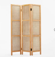 
              Lomita Rattan Room Divider Natural - Threshold designed with Studio McGee (118.3 cm W x 2.5cm D x 172.7 cm H)
            