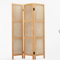 Lomita Rattan Room Divider Natural - Threshold designed with Studio McGee (118.3 cm W x 2.5cm D x 172.7 cm H)