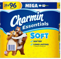 
              Charmin Essentials Soft Toilet Paper (24 mega rolls, 352 sheets/roll)
            