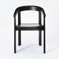 Terra Solid Wood Curved Back Dining Chair - Threshold™ designed with Studio McGee (L 54cm, La 45cm, H 80cm)