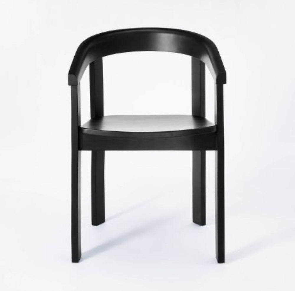 Terra Solid Wood Curved Back Dining Chair - Threshold™ designed with Studio McGee (L 54cm, La 45cm, H 80cm)