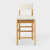 Shop all Threshold designed w/Studio McGee
Emery Wood Counter Height Barstool with Upholstered Seat and Sling Back - Threshold™ designed with Studio McGee