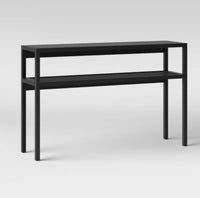 
              Warwick Narrow Console Table Black - Threshold
            