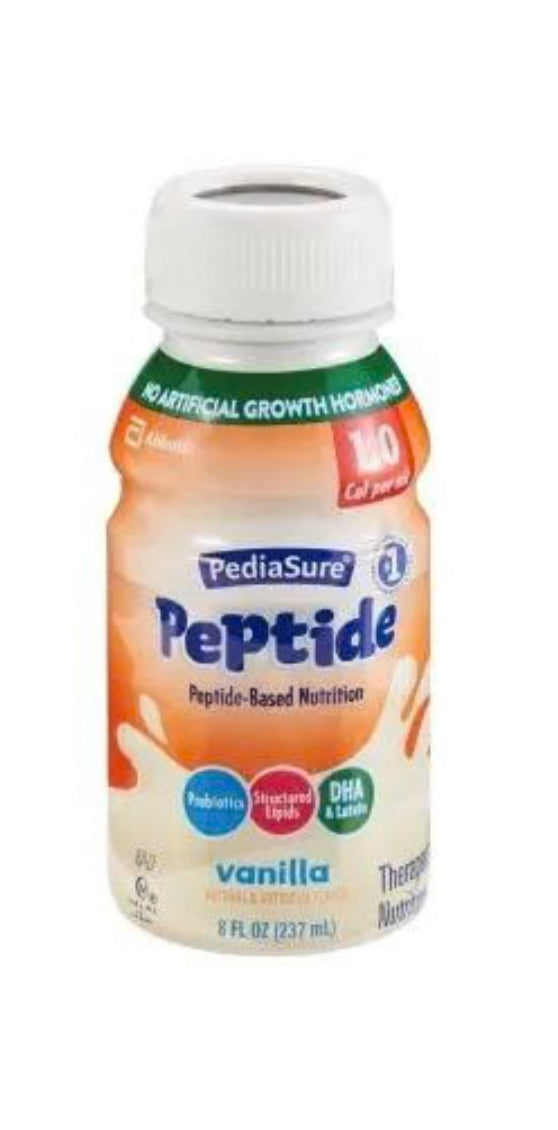 PediaSure Peptide-Based Nutrition 1.0 Cal Vanilla
(237 mL) DLC: Janv25