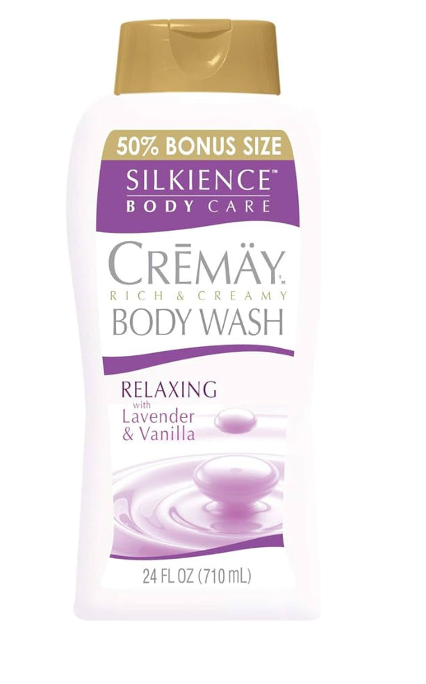 Silkience Cremay Rich Bodywash Relaxing Lavender & Vanilla 24FL OZ