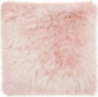 
              Mina Victory Shag 17-in x 17-in Rose Indoor Decorative Pillow
            