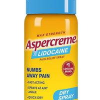 ASPERCREME® LIDOCAINE PAIN RELIEF DRY SPRAY
(113 g) DLC: Oct/25