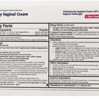 7 Day Vaginal Antifungal Cream 1%USP (PACK OF 1) Expiration Date: 06/2025