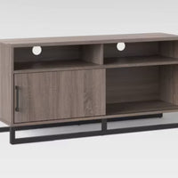 Mixed Material TV Stand for TVs up to 54" Gray - Room Essentials