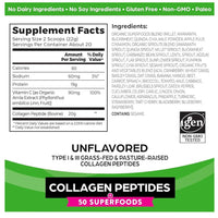 Orgain Hydrolyzed Collagen Powder + 50 Organic Superfoods, 20g Grass Fed Collagen Peptides - Hair, Skin, Nail, & Joint Support Supplement, Non-GMO, Type 1 and 3 Collagen - 1lb (454g) DLC: 27 Juil24