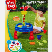 Table de sable et d'eau de jour de jeu - jouet créatif pour enfants de 3 ans +