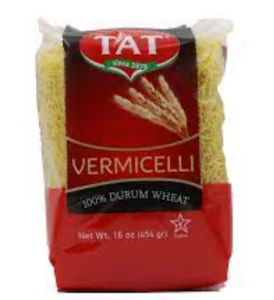 TAT PASTA NOODLES VERMICELLI (454 g) DLC: Nov25