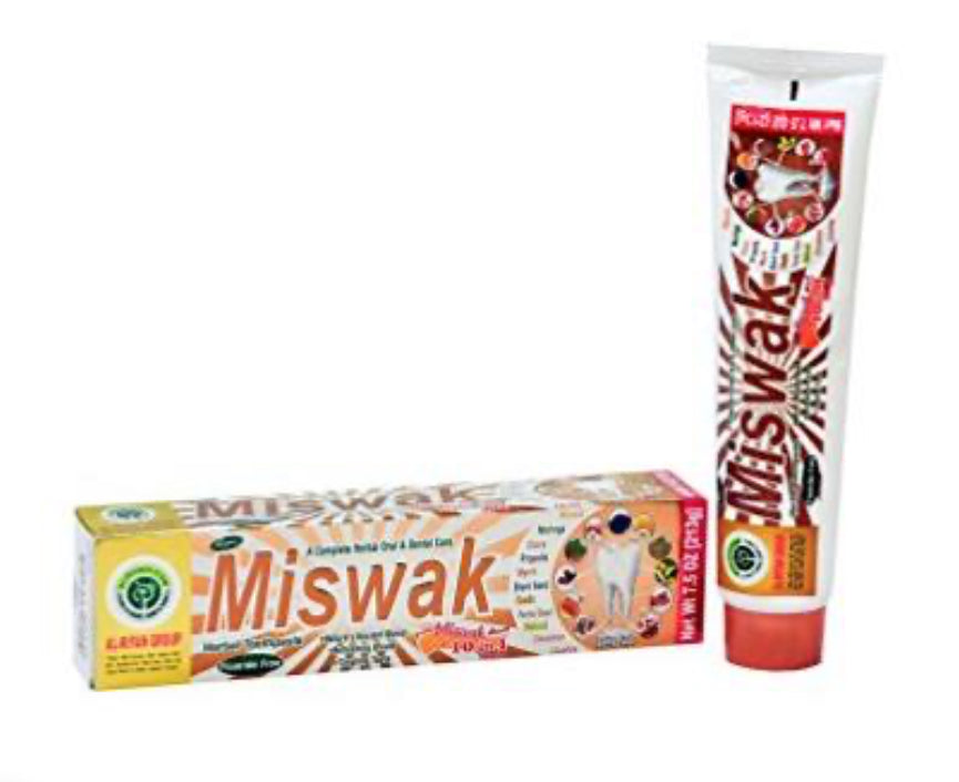 Al-Riyan Organic Miswak Herbal Toothpaste 7.5 oz (213 g) DLC: Juillet27