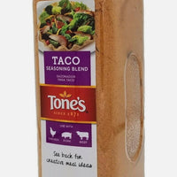 Tone's Taco Seasoning 23 Oz Ea. Delicious Kosher Blend of Chili (653g) DLC:Juillet26