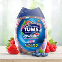 
              Tums Chewy Bites Assorted Berry 32ct DLC: Juillet2026
            