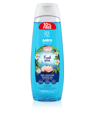 Gel Douche Sairo Family Fresh SPA, 750 ml DLC: AOUT26