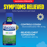 
              Mucinex DM Fast Max Cough Suppressant & Expectorant Liquid - 6 fl oz/ 180mL DLC: DEC25
            