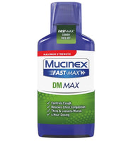 
              Mucinex DM Fast Max Cough Suppressant & Expectorant Liquid - 6 fl oz/ 180mL DLC: DEC25
            