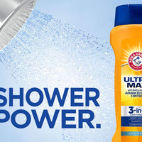 3 Arm & Hammer Ultra Max 3-in-1 Shampoo Conditioner Body Wash Cool Water 350ml