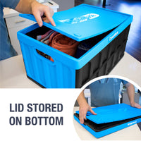 
              Clever Made Collapsible Storage Bin with Lid
            