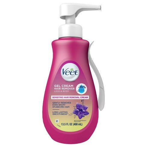 Veet Aloe Vera Legs & Body Hair Remover Gel Cream - 13.5 fl oz(400mL) JUIL25