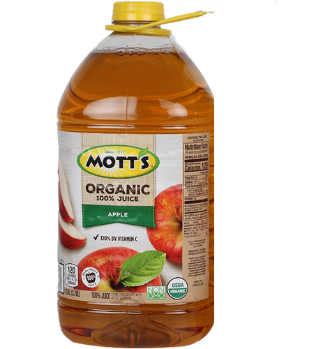 Motts Organic 100% Apple Juice 3.78L DLC: 24 MAR25