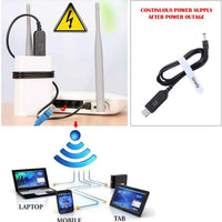 Cable From Power Bank to Router 12V