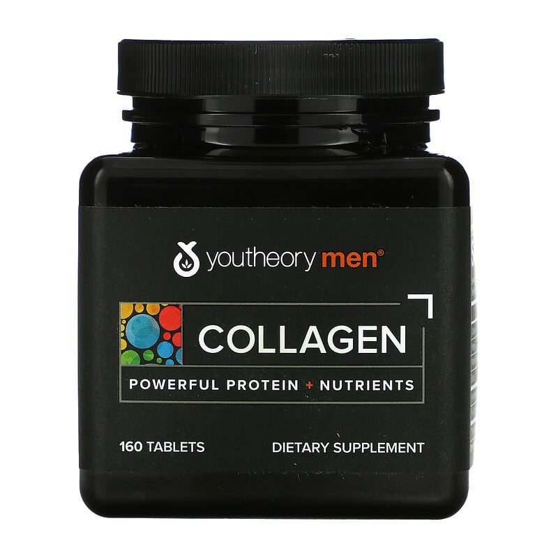 Youtheory Men’s Collagen 160 Tablets DLC: MARS26