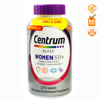 Multivitamins Centrum Silver Women 50+ 275 Tablets DLC: MAI2025