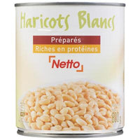 Netto Haricots Blancs Riche en Proteines 500g DLC: DEC2025