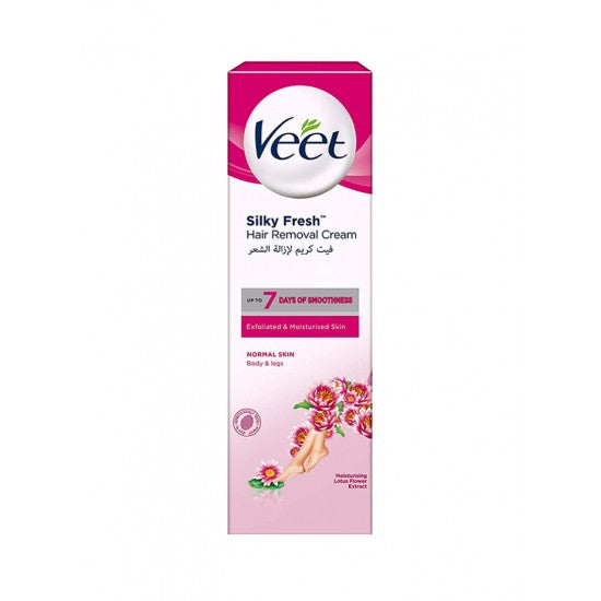 Veet Silky Fresh Hair Removal Cream Body & Lags For Normal Skin 100mL
