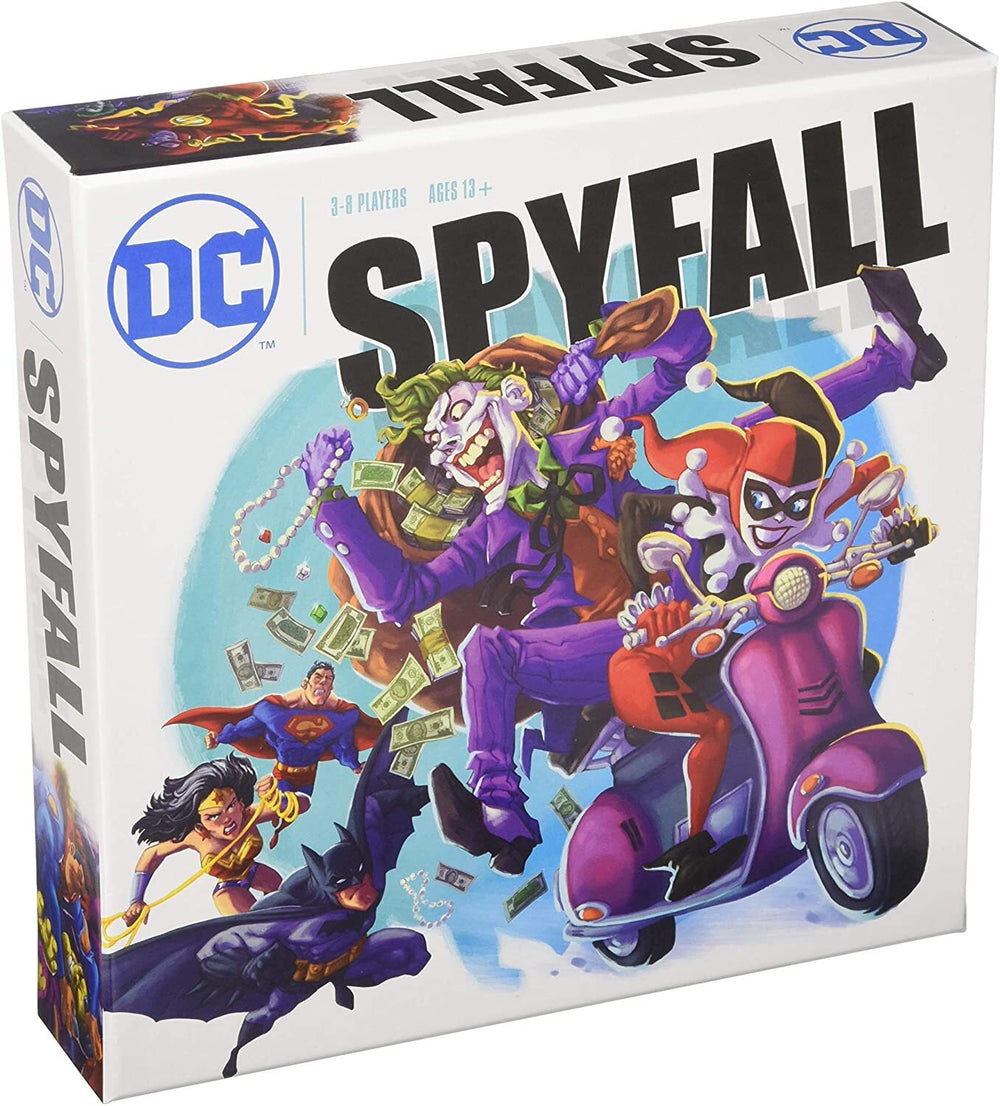 SPYFALL DC COMICS BOARD GAME 13+