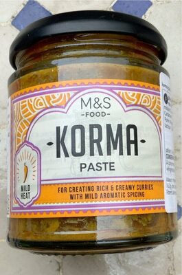 Korma Paste - Marks & Spencer DLC: SEPT2024