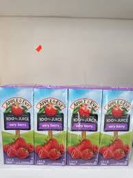 Pack de 4 Apple & Eve 100% Juice Very Berry 800mL DLC: 10-JUL24