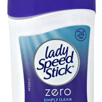 Lady Speed Stick Deodorant 1.4 Oz 39.6g Simply Clean DLC: FEB25