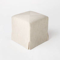 
              Lynwood Slipcover Cube Ottoman - Threshold™ designed with Studio McGee
            