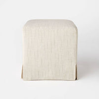 
              Lynwood Slipcover Cube Ottoman - Threshold™ designed with Studio McGee
            