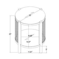 
              Portola Hills Woven Accent Table - Threshold™ designed with Studio McGee
            