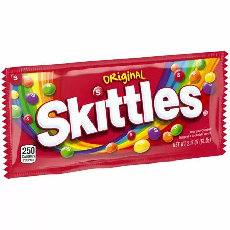 Skittles Original Gummy Candy Full Size61.5g
 DLC: SEPT24